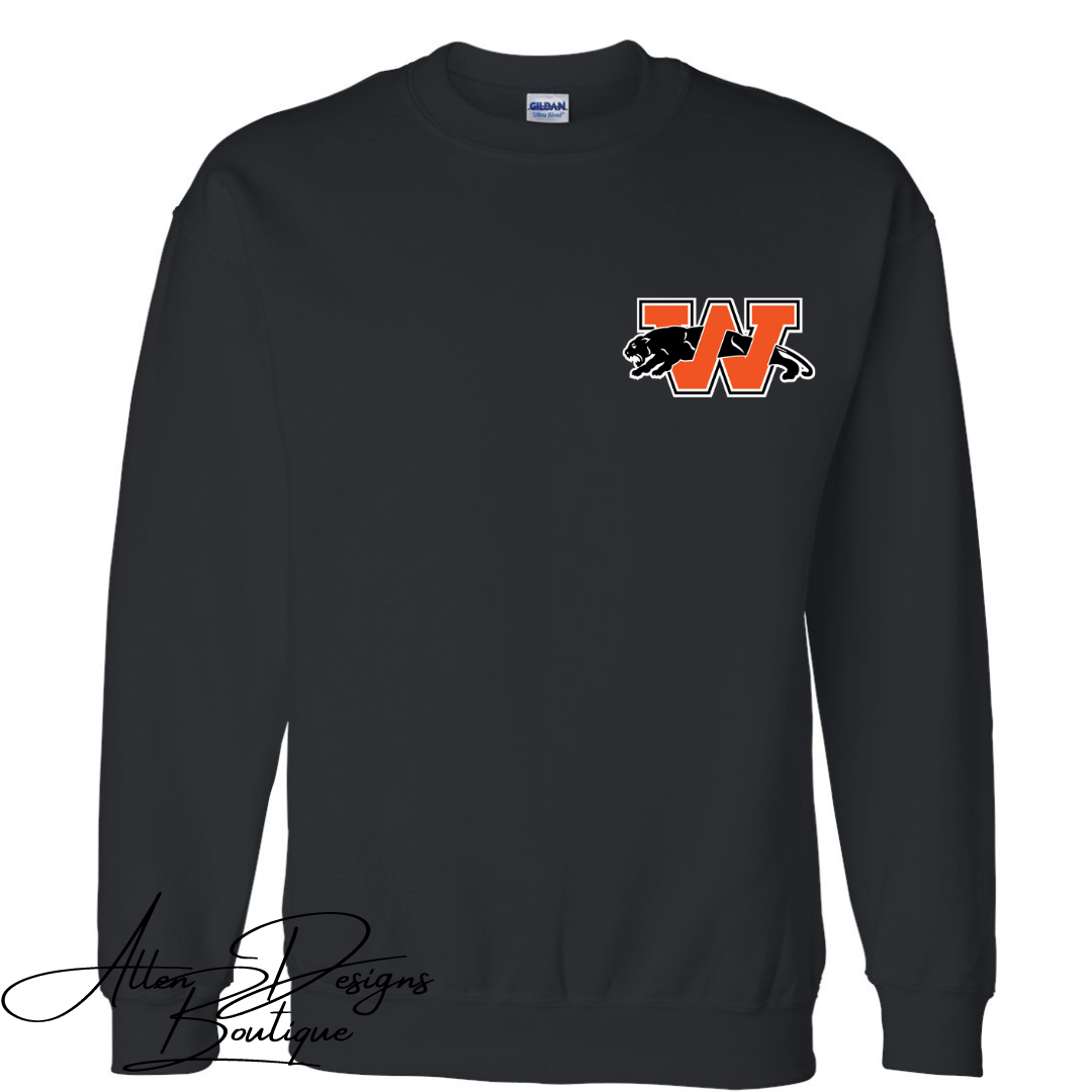 Panther Pocket Logo Crewneck Sweatshirt