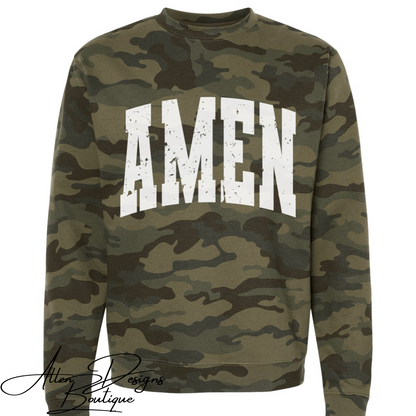 Amen Distressed Crewneck