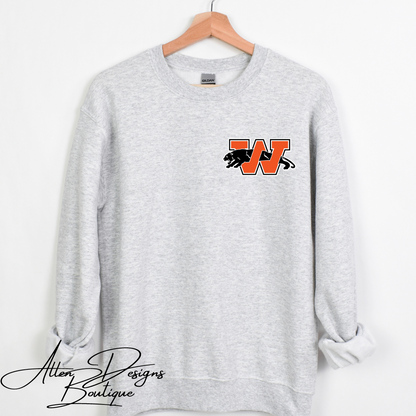 Panther Pocket Logo Crewneck Sweatshirt