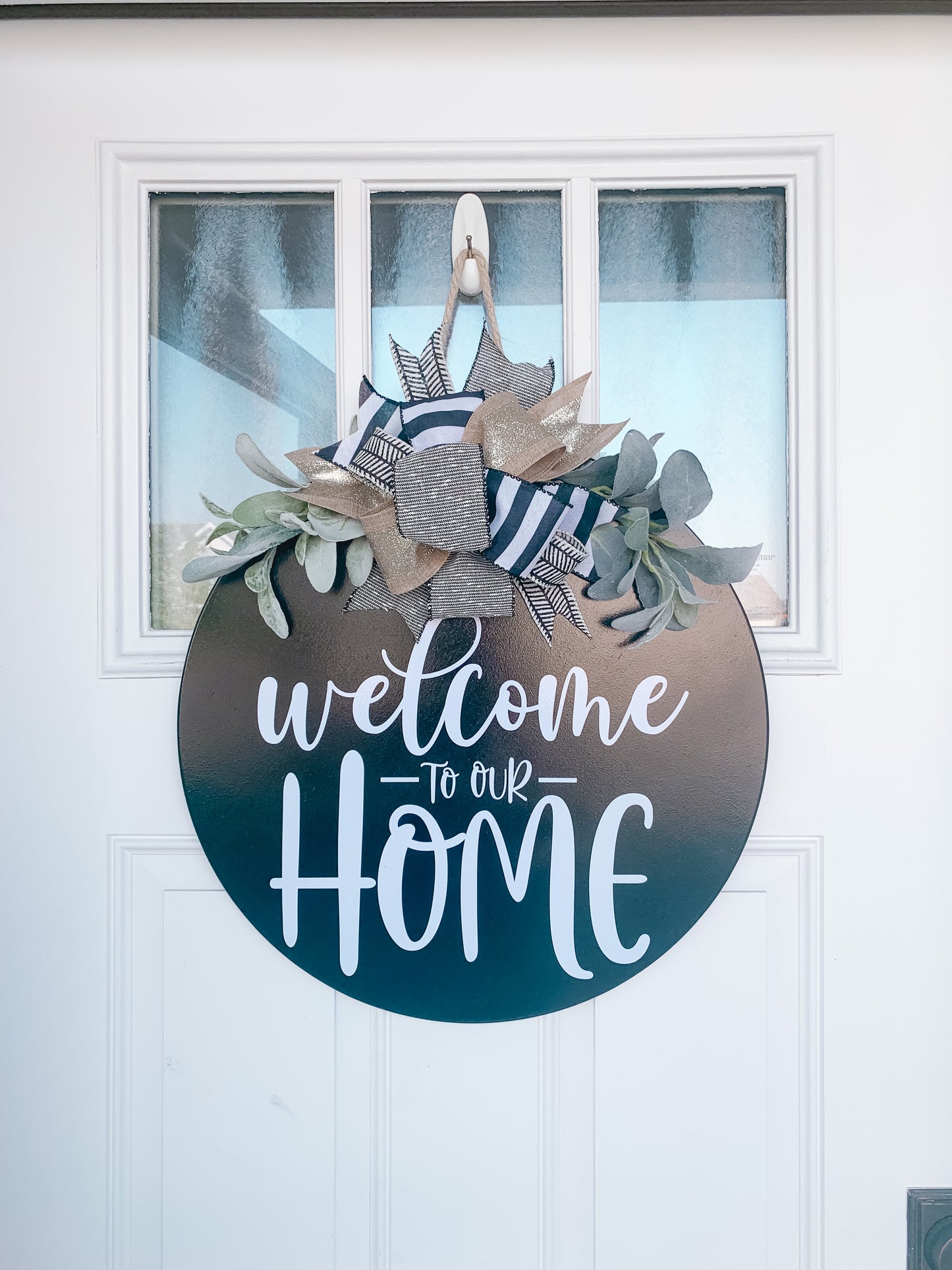 Welcome to our Home - Black