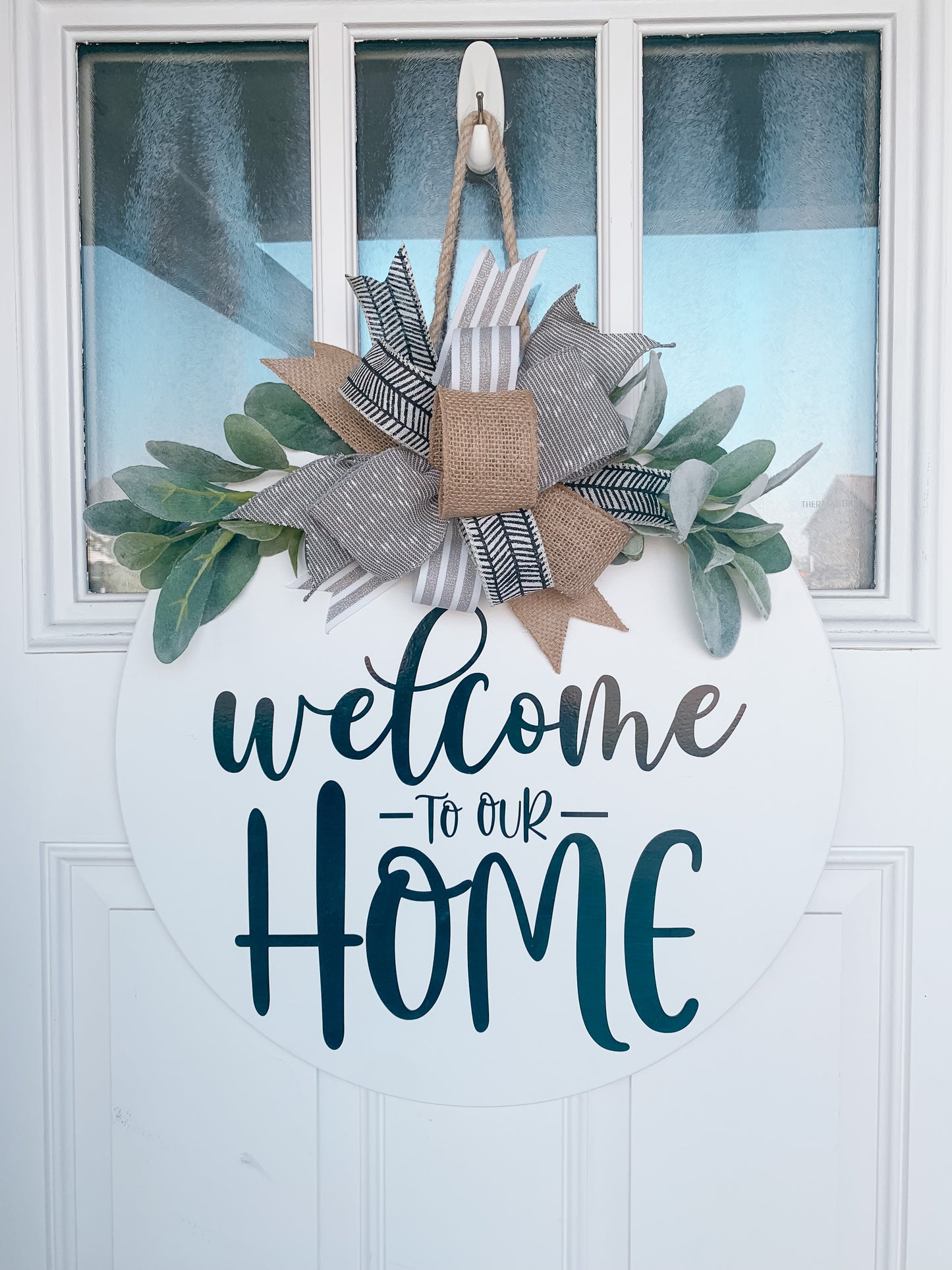 Welcome to our Home - White